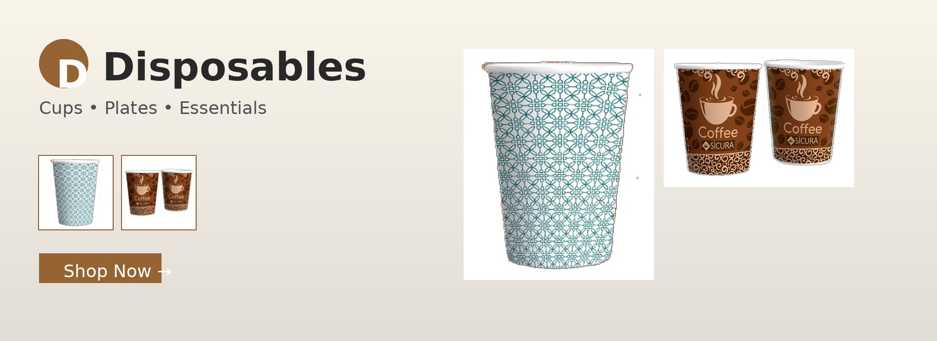 Disposable Cups Plates and More