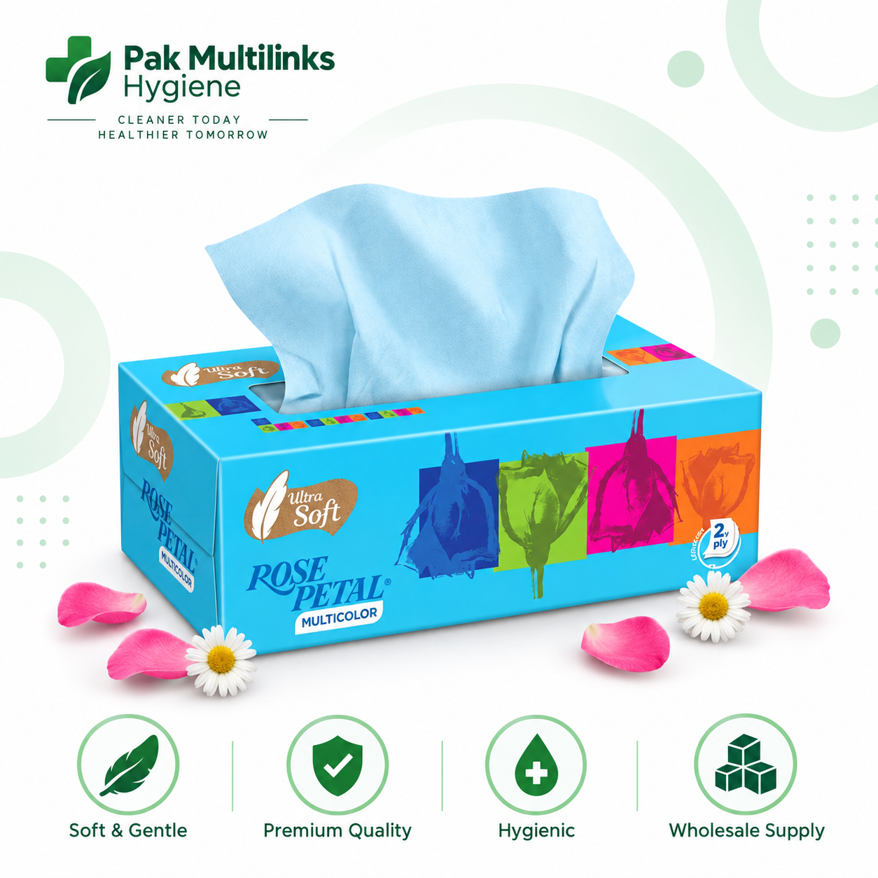 Rose Petal Multicolor Tissues – buy online in Pakistan at best price