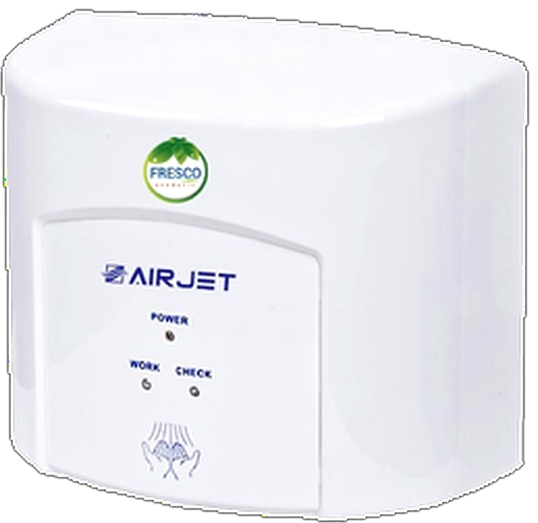 FRESCO Auto Heavy Duty Hand Dryer Model V-182 Heat & Cool Option Water Resist Body 8/pcs per Carton
