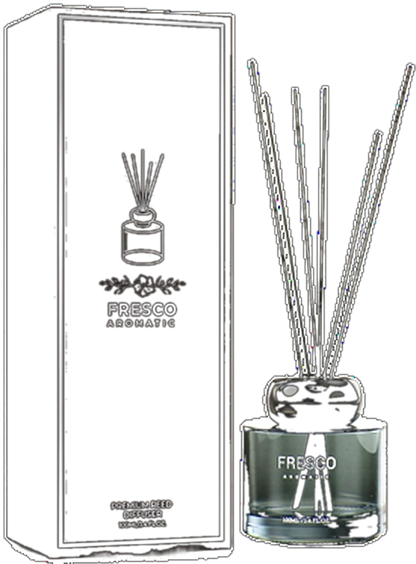 FRESCO Perfume Diffuser Reeds 100ml Fresh Air Sticks 06-Different Fragrances 24/pcs per Carton